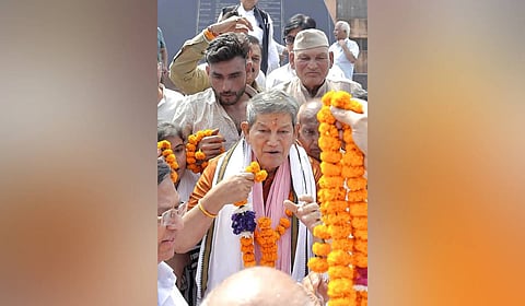 His convoy subsequently travelled through Narsan, Manglaur, Roorkee and Haridwar before reaching Dehradun.