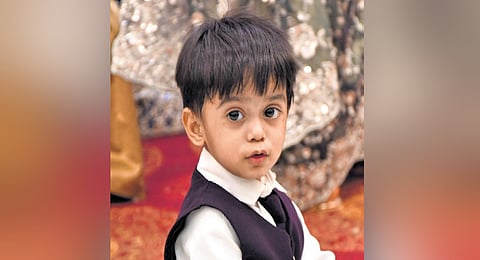 A three-year-old boy died allegedly after being hit by a speeding car.