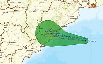 he India Meteorological Department (IMD) said the well-marked low-pressure area over the Bay of Bengal was likely to intensify into a depression during the next 24 hours and into a deep depression during the subsequent 24 hours.