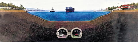 The proposed tunnel intends to provide a direct road connection between the two areas instead of depending on the Ro-Ro ferry or taking the longer route through Mattancherry and Willingdon Island.