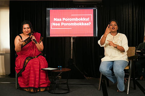 Archanaa Seker (L) in the session