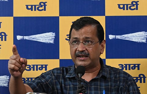 Former Delhi chief minister and Aam Aadmi Party (AAP) chief Arvind Kejriwal.