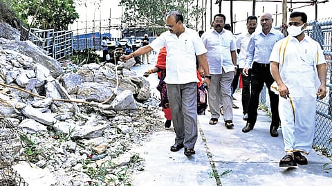 Officials explained the works being taken up for the Dasara festivities.
