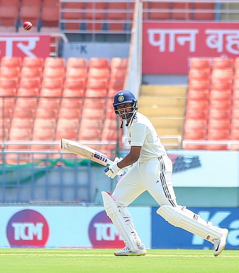 B Sai Sudharsan put up an improved display to ensure a draw for Tamil Nadi