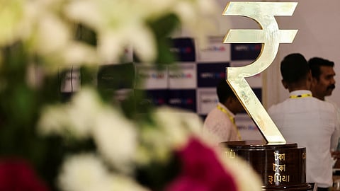 Rupee falls 28 paise to close at 96.03 against US dollar.