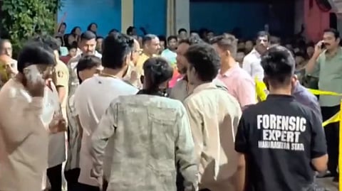 The incident sparked tension in the area and triggered widespread concern among local party workers and supporters.
