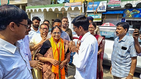BJP candidate Hasirai Rath has been campaigning extensively, with senior party leaders also addressing rallies in her support.