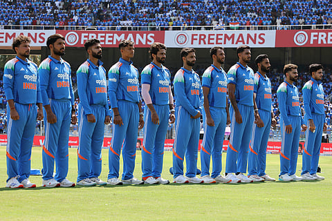 Indian ODI team during the West Indies series