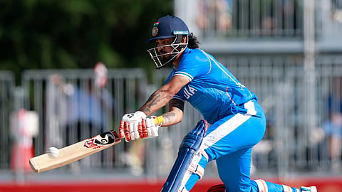 Ishan Kishan in action