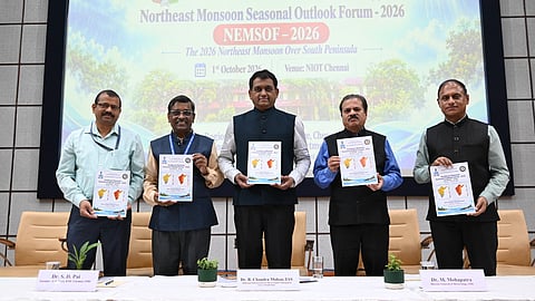 Forecast Outlook for Northeast Monsoon in Southern Peninsula was released at Northeast Monsoon Forecast Outlook Forum - 2026 held in National Institute of Ocean Technology on Thursday.