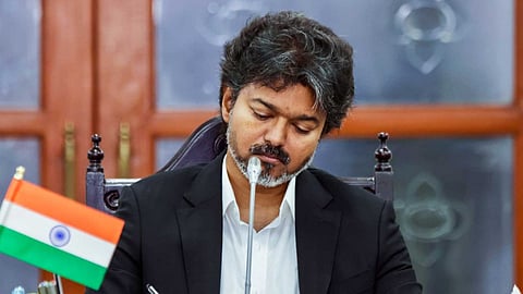 Tamil Nadu Chief Minister C. Joseph Vijay.