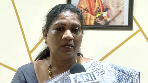 TVK candidate P Sathyabama
