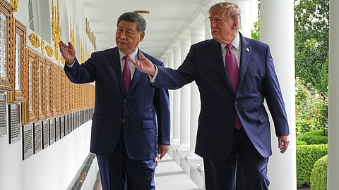 Xi Jinping visits the White House.