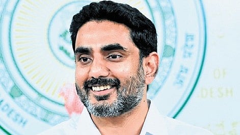 Nara Lokesh, Minister for HRD and IT.