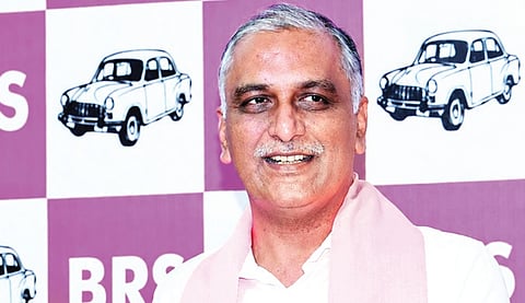 BRS leader T Harish Rao.