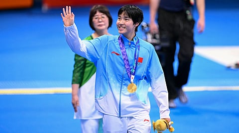 Yu Zidi, who looks poised to take the Los Angeles 2028 Olympics by storm, won the 200m butterfly, 200m individual medley and 400m IM in Games-record times to underline her rare talent.