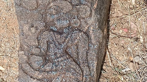 A rare Kannada inscription carrying an unusual curse against theft has been discovered on the bund of an agricultural field at Dodda Anthapur village.