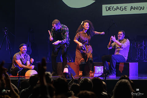The Le Voyage de Rézé quarter on stage