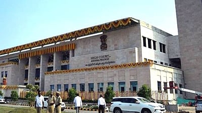 A division bench comprising Chief Justice Lisa Gill and Justice Challa Gunaranjan issued notices on petitions filed by Jagati Publications director V Murali and Indira Television director BV Ramana Reddy, challenging the blocking of Sakshi News and Sakshi Digital TV Instagram accounts and Sakshi TV’s FB page.