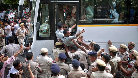 The court, however, observed that assaulting police personnel on duty was a serious matter and could not be justified in the name of peaceful protest.