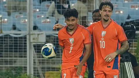 Anirudh Thapa scored the lone goal for India against Uruguay on Tuesday