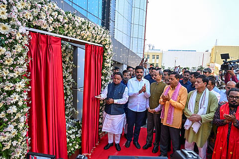 CM Mohan Majhi inaugurating the renovated Kalinga Studio