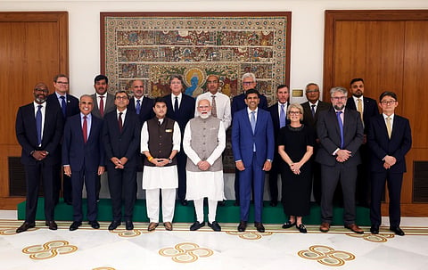 During the interaction, the Prime Minister emphasised that technology must serve as a tool for inclusive and sustainable development.