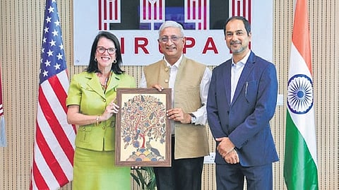 IIT Tirupati Director Prof KN Satyanarayana and Dean, Global Engagement, Alumni and Corporate Relations (GAC), Prof Suresh Jain received the delegation.