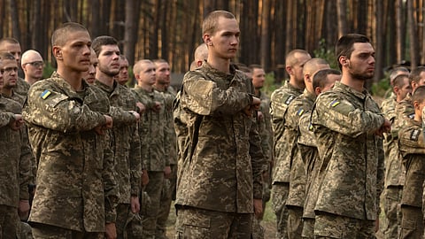 Official figures put the military's strength at about 1 million, with only a small fraction deployed at the front.