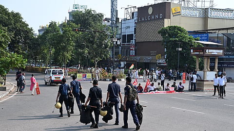 Veteran Congress leader Suresh Routray was present during the demonstration in Station Square and was engaged in picketing along with other protestors. Interestingly, the police personnel deployed on the spot did not step in even after the citizens faced inconvenience.