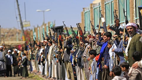 Iran-backed Houthi rebels in neighbouring Yemen claimed the new attack on the King Khalid International Airport in Riyadh, saying the ballistic missile caused damage but giving no evidence.