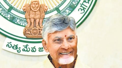 Andhra Pradesh State Chief Minister and TDP supremo N Chandrababu Naidu