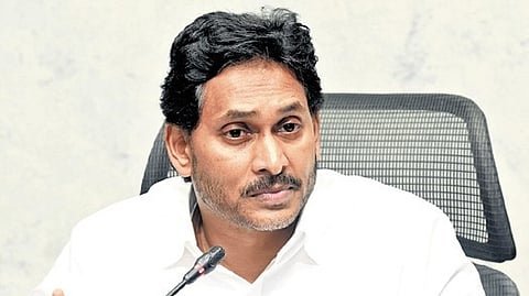 YSRCP president and former chief minister YS Jagan Mohan Reddy.