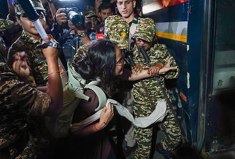 The petition challenges the alleged manhandling, detention and intimidation of women journalists covering the protests in the national capital.