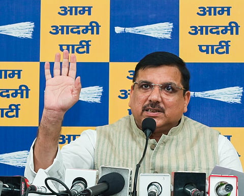 AAP Rajya Sabha MP Sanjay Singh