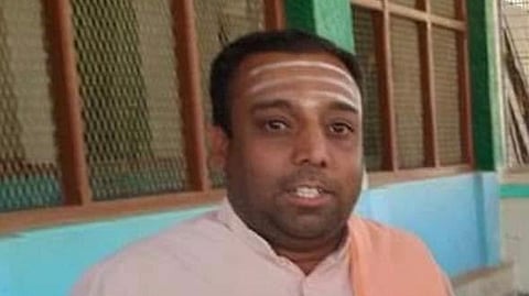 The accused Gurunanj Eshwara Shivacharya.