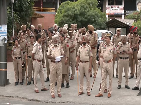 Speaking to ANI, Deputy Commissioner of Police (City) Jaskaran Singh Teja said police had deployed sufficient personnel and the situation remained peaceful.