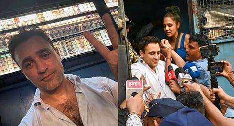 Actor Imran Khan is detained from Mumbai's August Kranti Maidan, which was the proposed protest venue in support of CJP’s protest, Oct. 10, 2026.