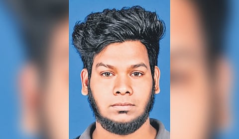 The deceased N Santhosh.