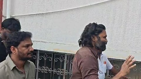 Dhanush spotted arriving at the theatre to watch Rajinikanth’s Jailer 2