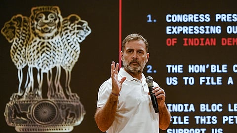Congress leader Rahul Gandhi.