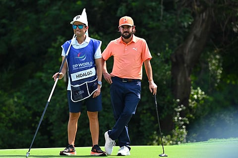 Angel Hidalgo of Spain at the golf course