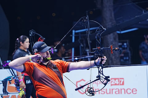 Mike Schloesser has been one of the archers Indians have sought advice from