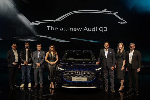 Audi on Friday launched the all-new Q3 in India, bringing together 150 kW of power, quattro all-wheel drive and a suite of digital, lighting and comfort technologies in its compact luxury SUV.