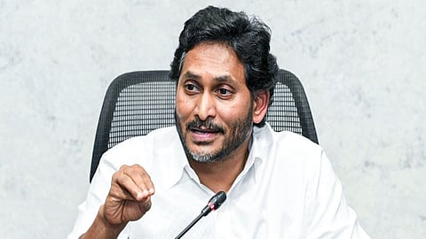 YSRCP president and former AP chief minister YS Jagan Mohan Reddy.