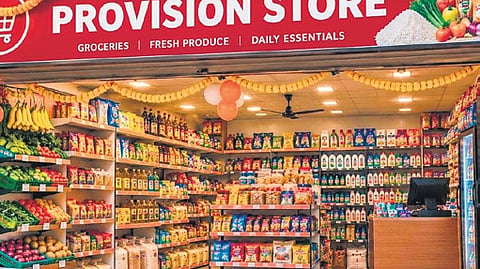 Proposed design of grocery stalls
