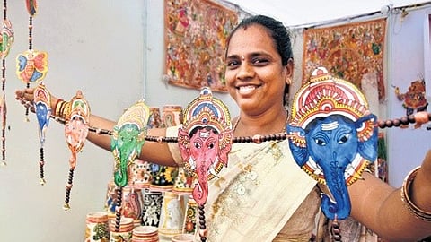 The National SARAS Mela-2026 is being organised at Punnami Ghat from October 17 to 30, providing rural women a vital stage to showcase their products, connect with customers, and explore new business horizons.