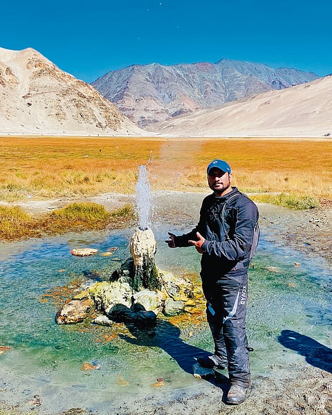 Ladakh’s lesser-known geothermal
destination