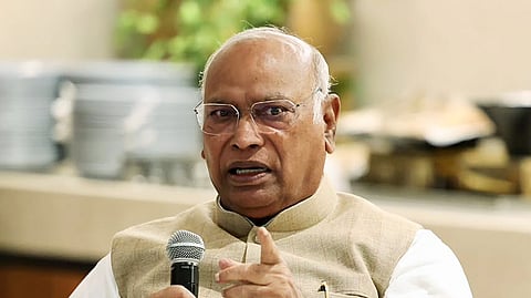 All India Congress Committee (AICC) President Mallikarjun Kharge.