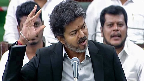 Tamil Nadu Chief Minister C Joseph Vijay